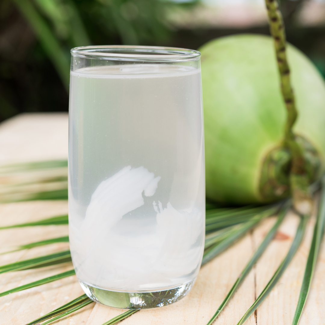Coconut water is high in electrolytes, making it a great thing to drink or eat after egg retrieval. Find more ideas in this blog!